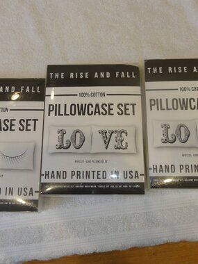 The Rise and Fall 100% Cotton Pillowcase Set RFB1327 NEW WITHOUT TAGS!